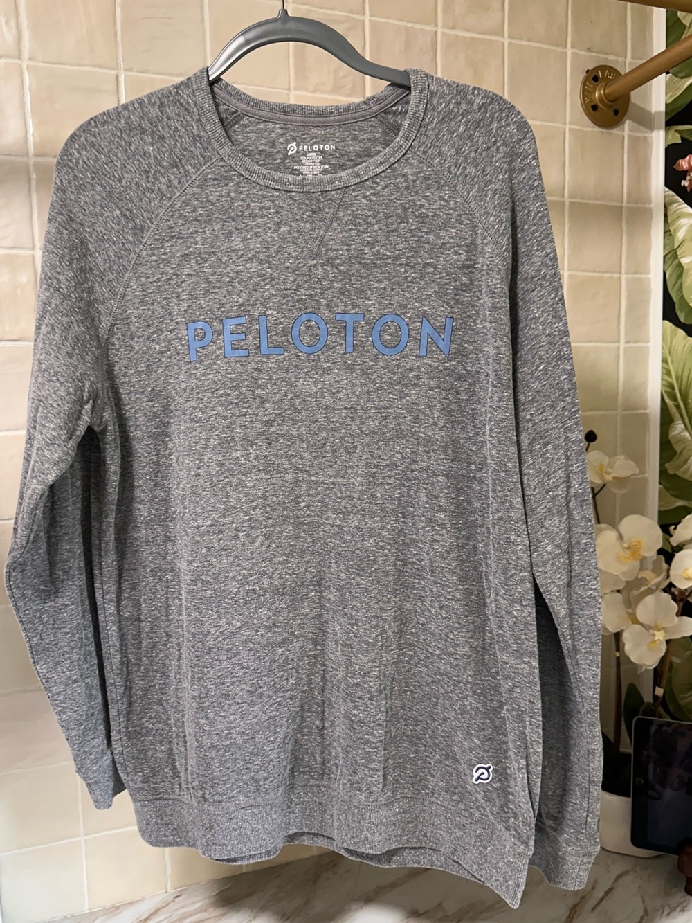 Men's Peloton Active Long Sleeve Pullover Sweatshirt - L